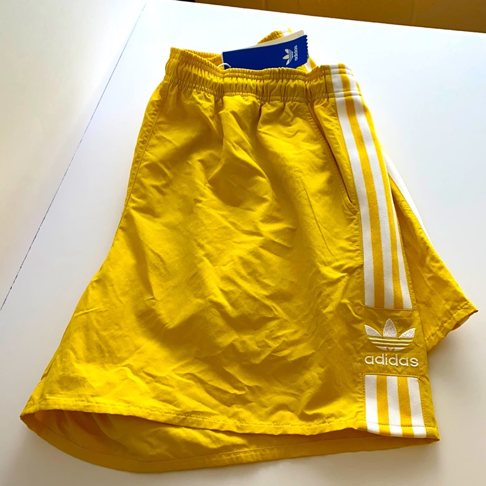 Yellow adidas Shorts